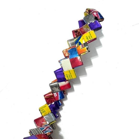 Candy Snack Wrapper Shoulder Bag Nostalgic Y2K Handmade - Picture 14 of 15